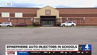 Wilson County School Board votes to keep EpiPens in schools