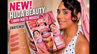 NEW Huda Beauty Liquid Matte Mousse | Every Shade Swatched! 💄