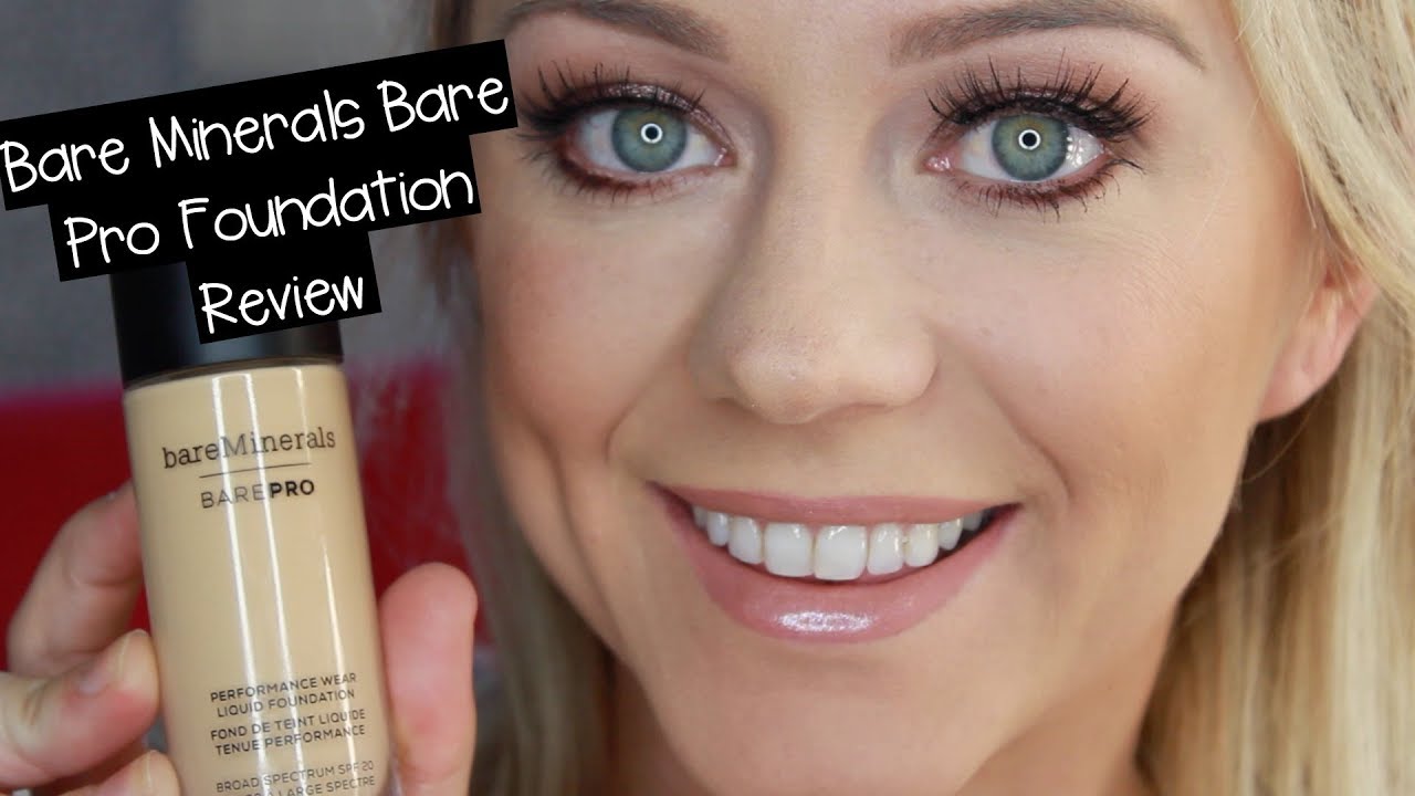 Bare Minerals Bare Pro Review Wear Test - YouTube