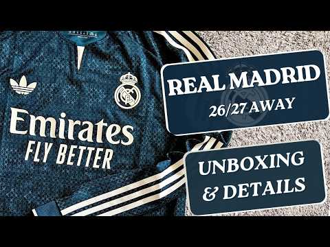 gg77 x fotkatoto - Real Madrid 2026/27 away jersey Player version Unboxing & Review