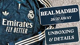 Real Madrid 2026/27 away jersey Player version Unboxing & Review