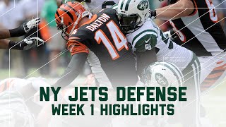 Jets Rack Up 7 Sacks! | Bengals vs. Jets | NFL