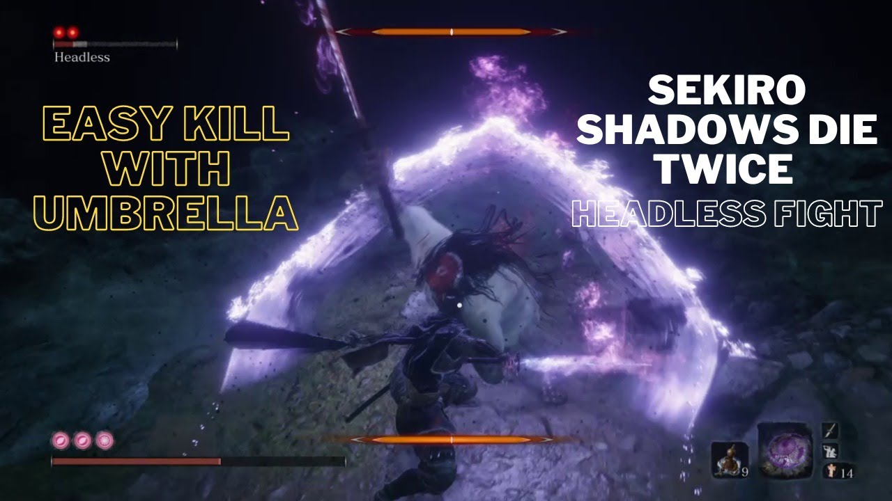 Sekiro™  Shadows Die Twice - Headless Fight - Easy kill with umbrella