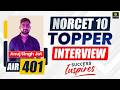 AIIMS NORCET Mains 10 Topper's Interview 🏆AIR 401🏆 | Anuj Singh Jat Success Story | Utkarsh Nursing