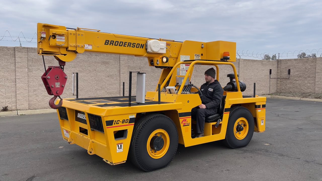 2009 Broderson IC-80-1H Industrial Carry Deck Crane for Sale