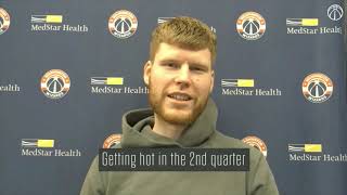 Wizards Davis Bertans POSTGAME interview after 128-107 win over Suns screenshot 5