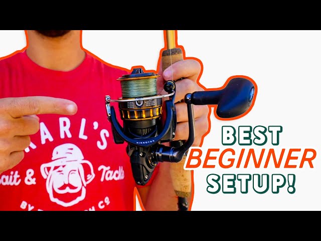 The BEST Rod & Reel Setup To Get Started Bass Fishing!! 