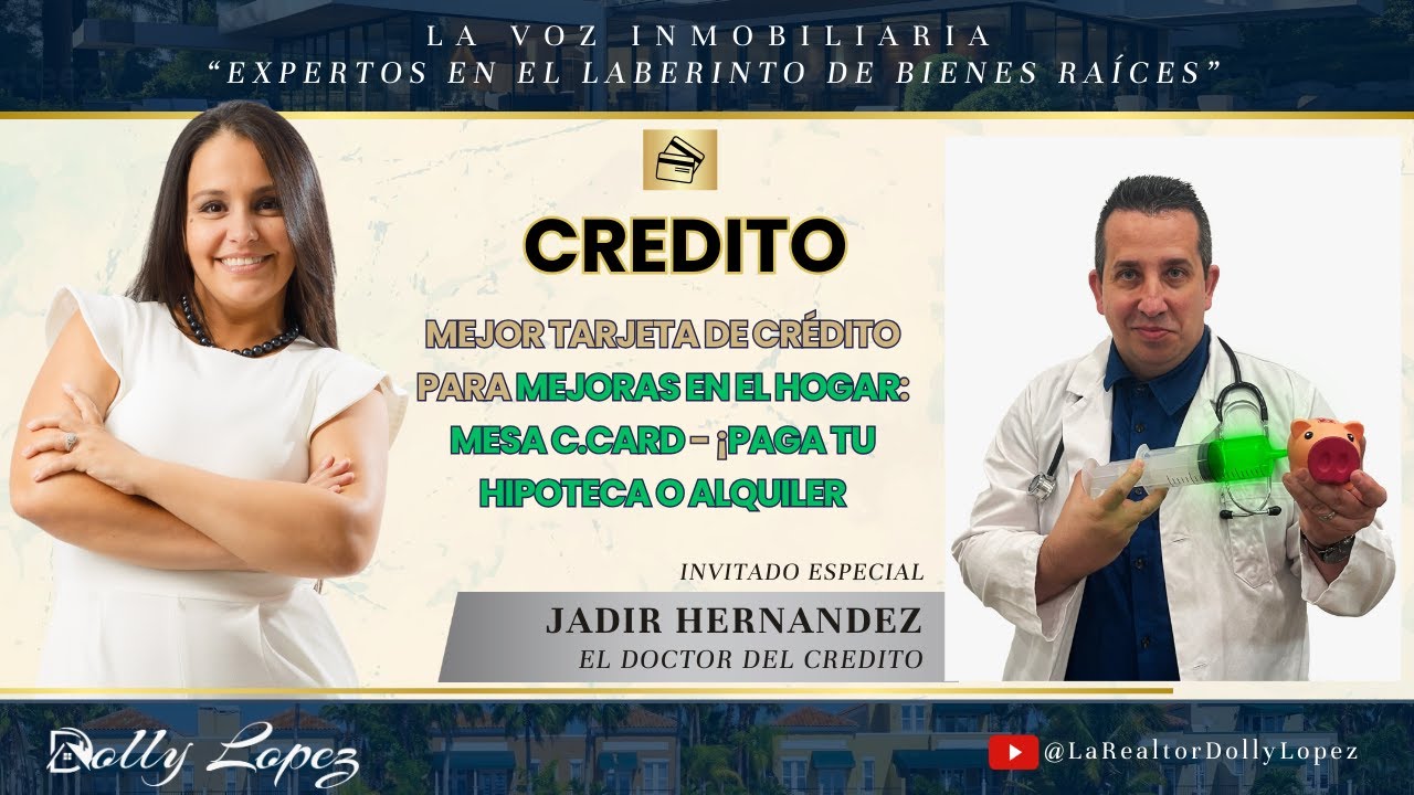 Mejor Tarjeta de Crédito para Mejoras en el Hogar: Mesa C.Card - ¡Paga tu Hipoteca o Alquiler