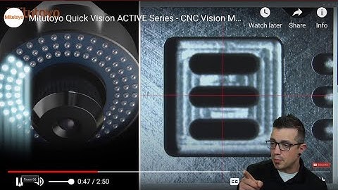 Mitutoyo Quick Vision Active System