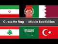 Guess The Flag #5 | Middle East Edition | Party Quiz | Difficulty: Hard!