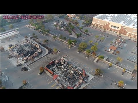 Wildfire 2017 California-Drone footage-Directed Energy Weapon