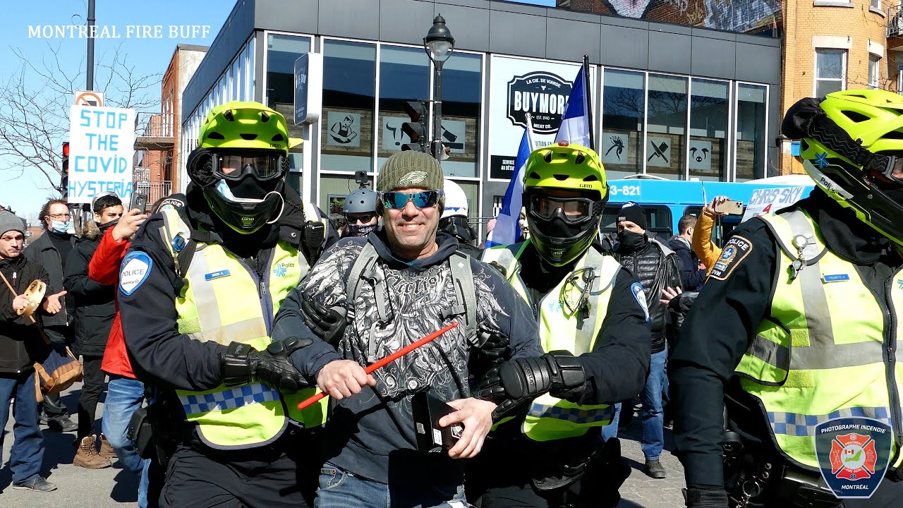 Montréal | Manifestation contre les mesures sanitaires / Protest against health restrictions