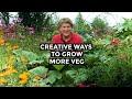 How to Grow Vegetables in Ornamental Gardens | Hiding Veg in Flower Beds | 2020