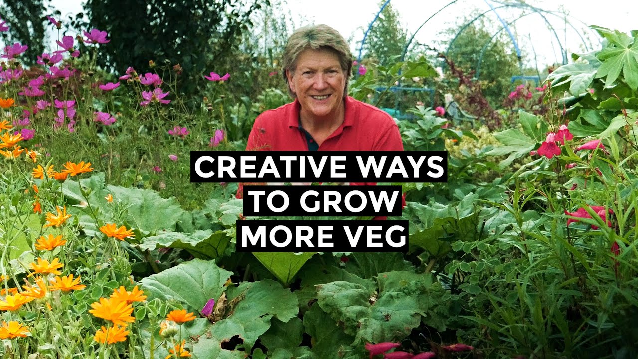 How to Grow Vegetables in Ornamental Gardens | Hiding Veg in Flower