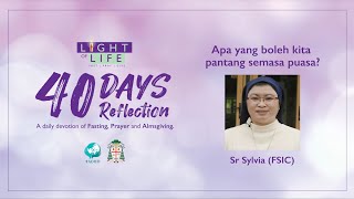 Hari ke9: Mengamalkan Berpantang Pada Musim Prapaska. Sr Sylvia. Cahaya Kehidupan : Renungan 40 Hari
Berpantang adalah salah satu asas utama musim Prapaska. Walaupun begitu, tahukah anda terdapat lebih banyak cara untuk berpantang daripada hanya mengelakkan diri daripada makan daging?
Untuk hari ke-9 Renungan Prapaska, Sr. Sylvia menerangkan kepada kita bagaimana berpantang memastikan kita mendekati Tuhan, serta jenis pantang yang boleh kita ikuti mengikut piawaian zaman moden.
Jom menyokong misi AOHD untuk mengumpul dana RM2 Juta untuk yang memerlukannya! Dana ini akan digunakkan untuk membantu and menyampaikan cahaya kepada kehidupan golongan yang sangat memerlukan!
Kunjungi http://www.lightoflife.my untuk mengetahui lebih lanjut.
#Lent2023 #LentenCampaign2023 #LightofLife #ArchKL #AOHD Hari ke9: Mengamalkan Berpantang Pada Musim Prapaska. Sr Sylvia. Cahaya Kehidupan : Renungan 40 Hari