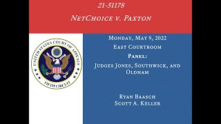 21-51178  NetChoice v. Paxton,  May 9, 2022