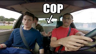 I SPUN OUT IN FRONT OF A COP!! (ON CAMERA)