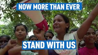 Now more than ever, stand with girls