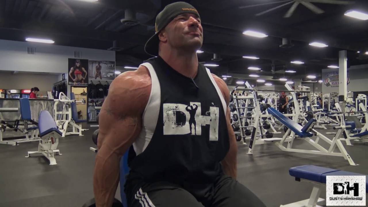 Dusty Hanshaw Blasts Shoulders at Independence Gym Aug 22, 2016 YouTube