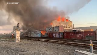 Bay Area railyard owner estimates millions of dollars in damage from 4-alarm fire