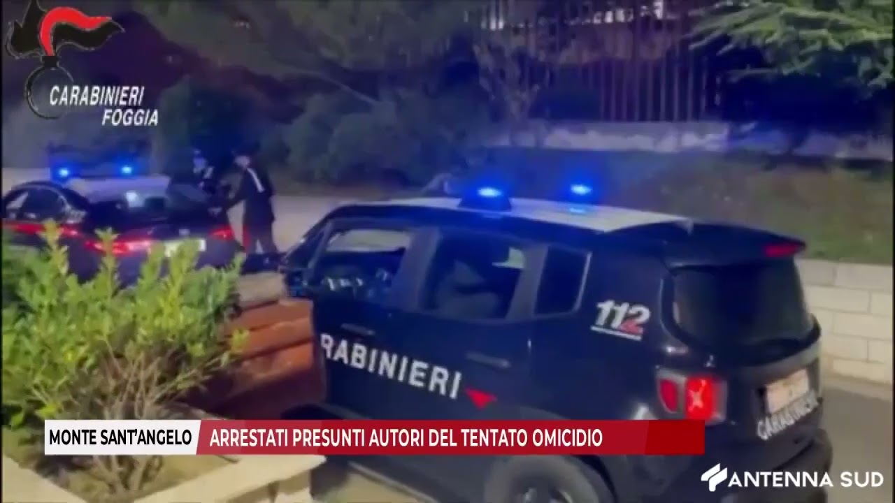 15 LUGLIO 2025 - MONTE SANT’ANGELO, ARRESTATI PRESUNTI AUTORI DEL TENTATO OMICIDIO