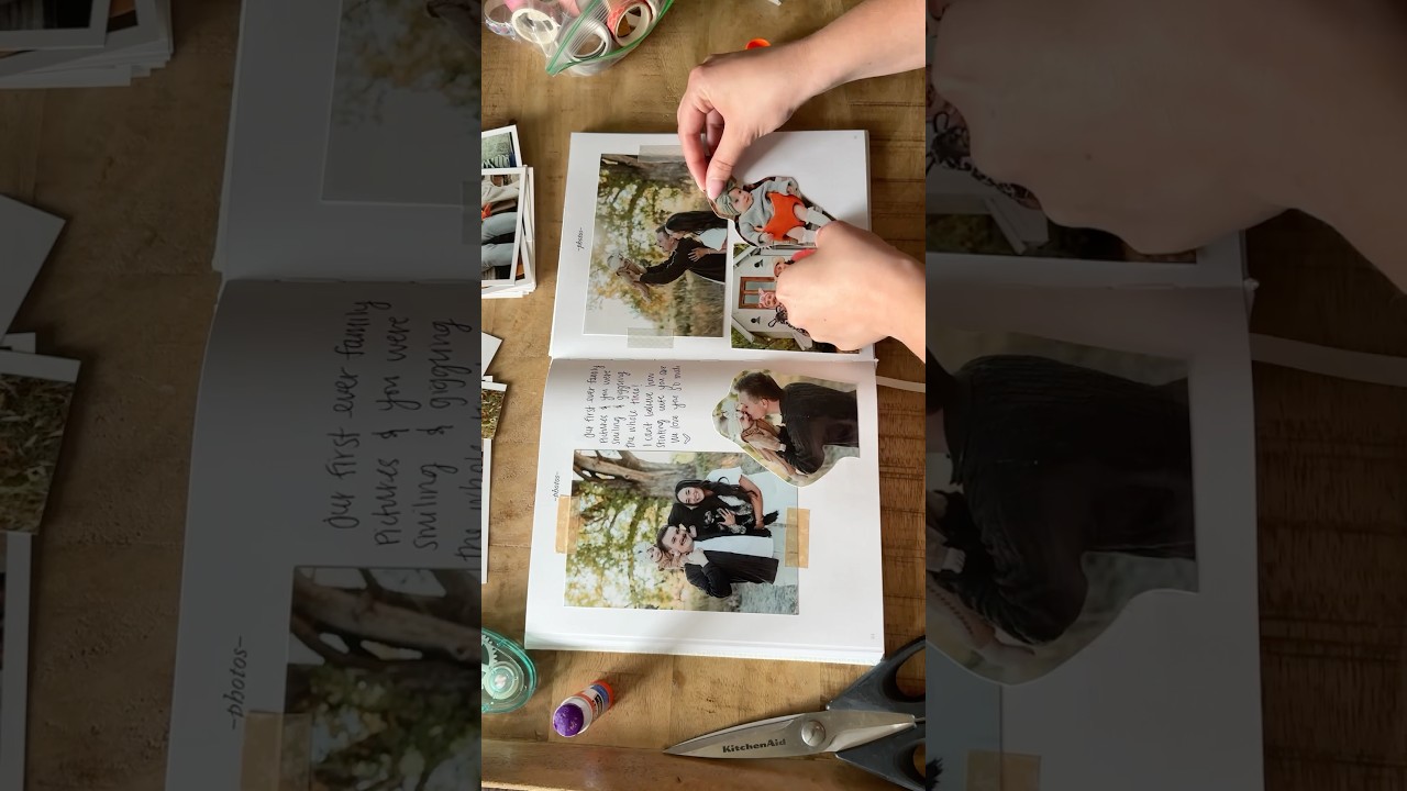 EASY BABY BOOK: How I scrapbook as a first time mom 