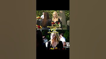 The Vampire Diaries Bloopers VS Actual Scene; Season 4, episode 7 🔥 #thevampirediaries
