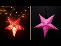 How to make star lantern for vesak/  වෙසක් කූඩුවක් හදමූ/Sanda Art & Craft