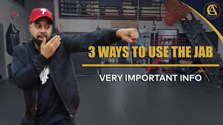 3 Ways To Use The Jab | Very Important Info | Boxing Secrets