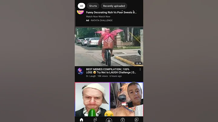 try not to lafh