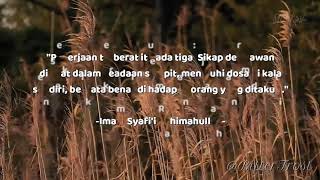 Story wa sholawat | pekerjaan terberat | status wa