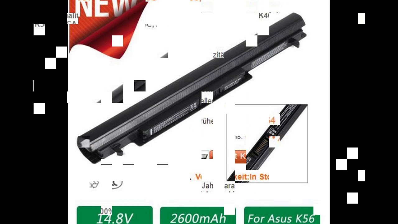 Akku Asus A41-K56 Batterie für asus K46, K46C, K46CA, K46CM, K56, K56CA, K56CM
