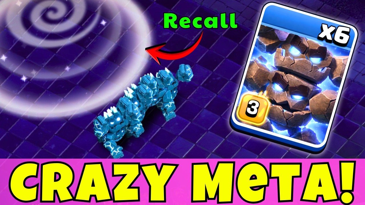 Best Legend Rank Battle Attack Strategy - Meteor Golem is Unstoppable (Clash of Clans)