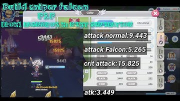 [ROX] Build Sniper Falcon F2P ragnarok x next generation