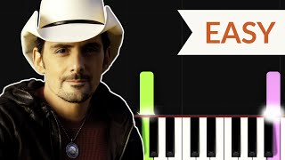 Whiskey Lullaby - Brad Paisley (EASY Piano Tutorial)