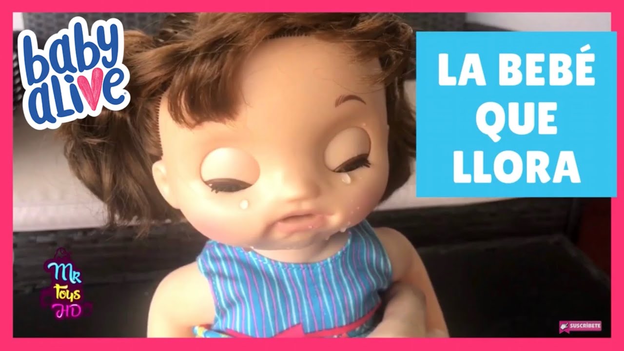 Disipar Barrio Escalofriante La Bebé Que Llora - Muñeca Baby Alive Sweet Tears Baby😢😭 LLORA DE VERDAD  😭Unboxing - YouTube