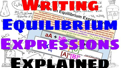 Writing Equilibrium Expressions