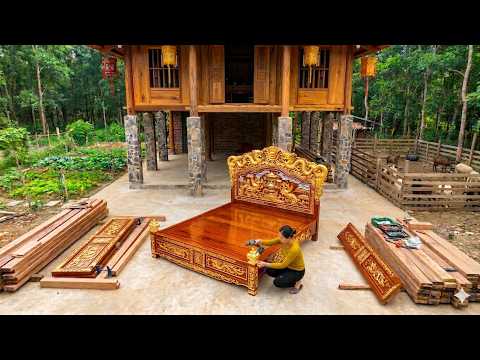A Woman And Her 5 Year Old Son Spending $30,000 To Build A Cozy Wooden Bed For Their Dream Home