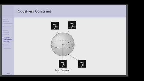 Pruning Robust Neural Network Models Using Logical Constraints - Kirsty Duncan