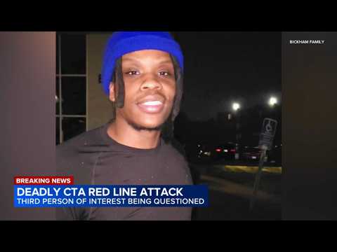 Chicago police questioning 3rd person in death of man pushed off CTA Red Line train