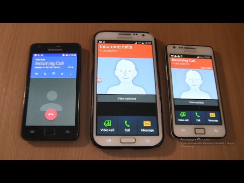 Samsung Galaxy Note 2+S2 ANDROID 7&S2 Plus  Incoming call & Outgoing call at the Same Time