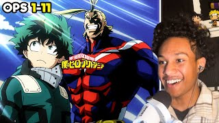 One Piece Fan Reacts To MY HERO ACADEMIA Openings For The FIRST TIME!! (1-11)
