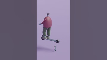 Blender character loop - Day06 #shorts