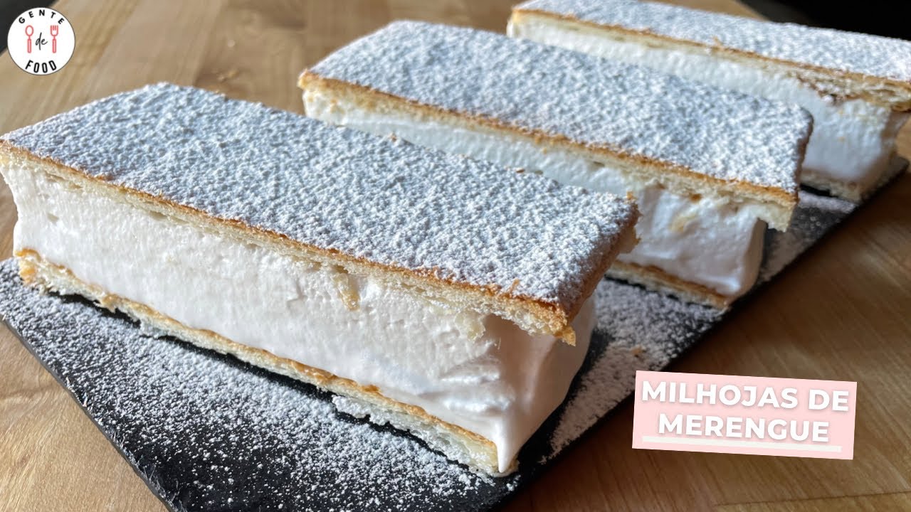 Milhojas de merengue | Receta #190 | GENTE DE FOOD
