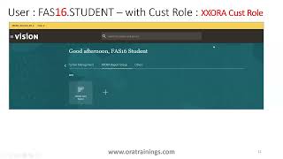 How to dynamically show the report link based on Custom Role - Structure Tool -Oracle Fusion