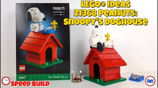 Building all versions of the new LEGO® Ideas 21368 Peanuts: Snoopy's Doghouse