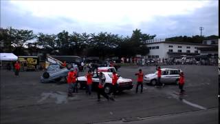 パトカースタント！　20150719　オートジャンボリー　埼玉自動車大学校