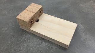 This is a quick project that can be done in less than an hour. All you need is a couple of scraps of wood and two bushings, which can 
