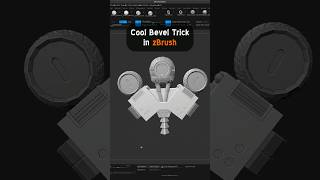 Bevel Trick in zBrush Hard Surface Modeling