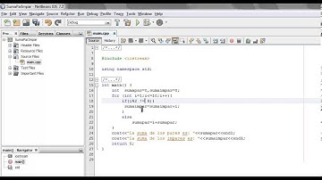 C++ Sumar pares e impares